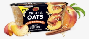 Fruit And Oats Peach Cinnamon - Haribo Peaches - Natural - Case Of 12 - 5 Oz.