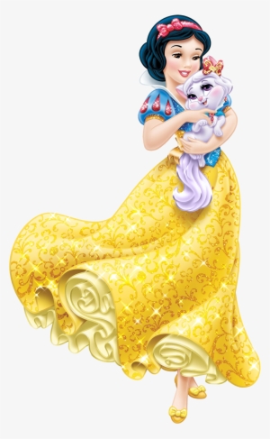 Disney Princess Snow White With Little Kitten Transparent - Snow White Aurora Princess