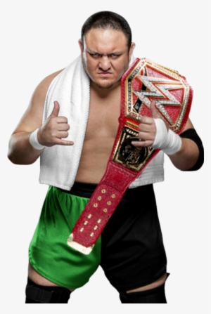 Finn Balor Universal Champion Png - Samoa Joe 2015 Posed Poster
