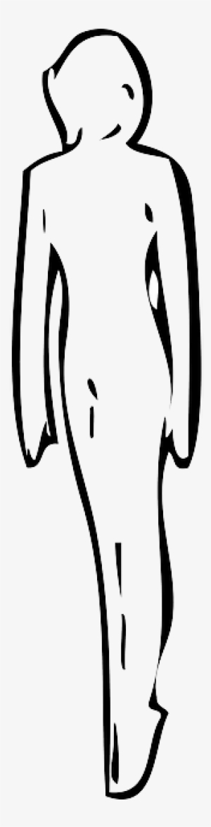 Outline, People, Lady, Silhouette, Woman, Figure, White