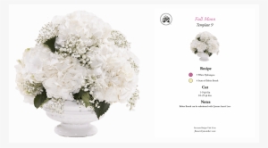 Fbn Arrangement And Recipe 0026 White Full Moon - Common Peony