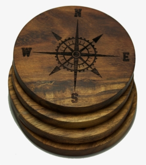 Compass Rose Version 2 Coasters