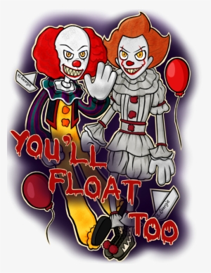 Floating Drawing Pennywise - Pennywise Deviantart