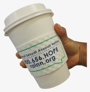 Holding Coffee Cup With Rainn Coffee Sleeve, National - Infant Formula