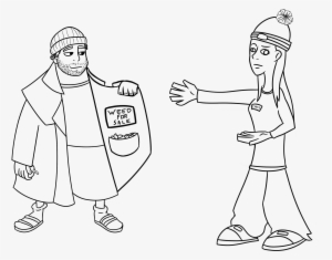 Aaaaand Just The Line Art So You Can Color It In Yourself - Cartoon