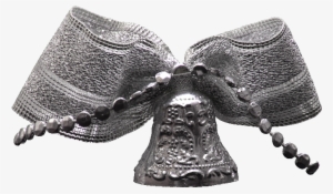 Christmas Bell With Silver Bow Png - Adobe Photoshop