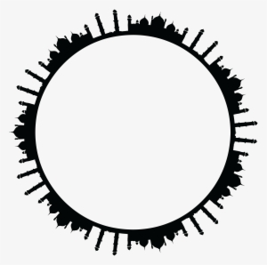 10 Circle Floral Frame Vector - Circulo Com Flores Png