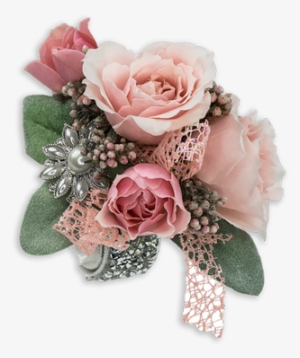 Victorian Blush Wrist Corsage Corsage - Wrist Corsage