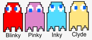 File - Pacman Ghosts - Svg - Pac Man Ghost Moving