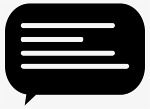 Graphic Black And White Download Png For Free Download - Comment Png In Black