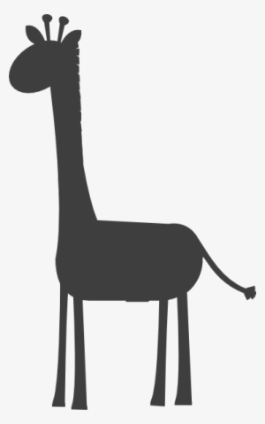 Black Giraffe Clip Art At Clker - Black Giraffe Clipart