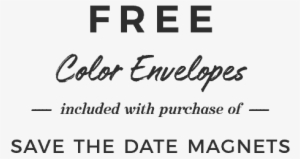 Photo Save The Date Magnets - Shader