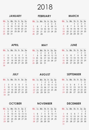 Library Calendar Png Images All - 2018 Yearly Calendar Pdf - 790x1077 ...