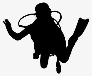 Boom Silhouette At Getdrawings - Scuba Diver Silhouette Png