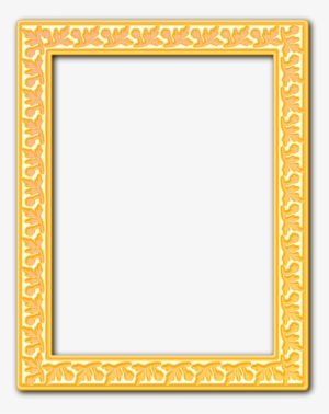Gold Frame Png Clipart Picture Frames Clip Art - Gold Picture Frame Png