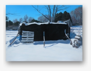 Rothko's Woodpile - 30"x40" - - Tarpaulin