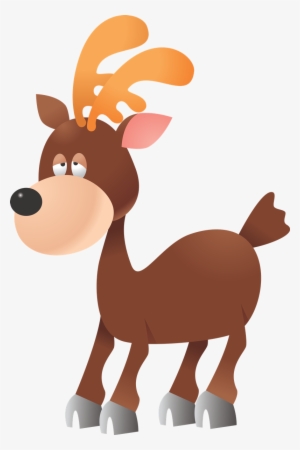 Deer Silhouette Png - Deer Cartoon Png
