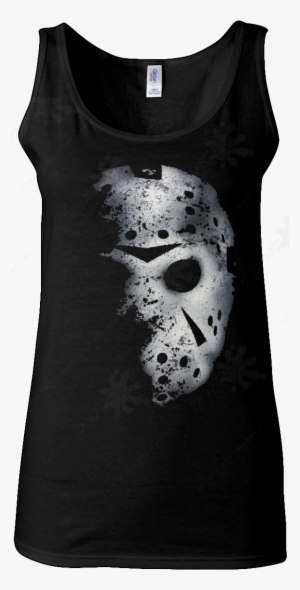 Sfx Jason's Mask Ladies Vest - Jason Voorhees Hockey Mask T Shirt
