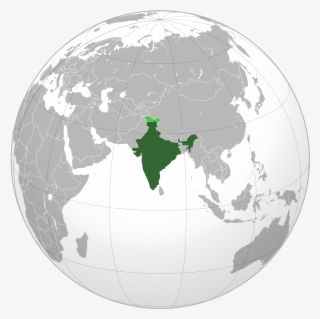 We Travel To India - India World Map Png
