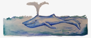 Picture Of A Whale Spouting Water - Water