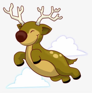 This Free Icons Png Design Of Flying Reindeer