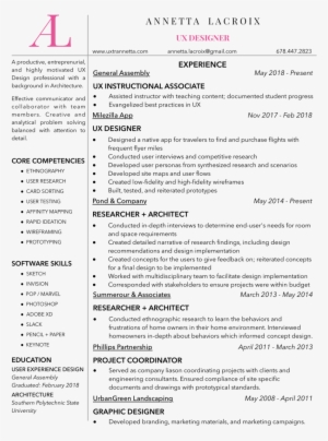Resume-website 2 - Résumé