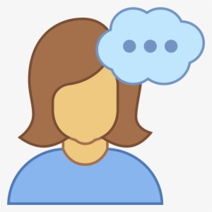Mulher Pensando Icon - Icono Usuario Png Mujer