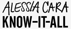 Alessia Cara Know It All Logo - Know-it-all