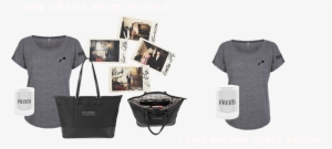 Enter For Your Chance To Win A Grand Prize Bundle With - Stella Black Computer Purse Tote 'susan G. Komen'