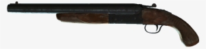 Double-barrel Shotgun - Double Barrel Shotgun Png