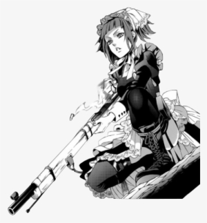 Anime Manga Kuroshitsuji Black Butler Transparent Mey-rin - Kuroshitsuji Mey Rin Sniper