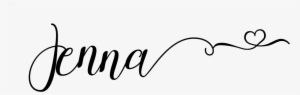 Jenna Clark Signature - Calligraphy