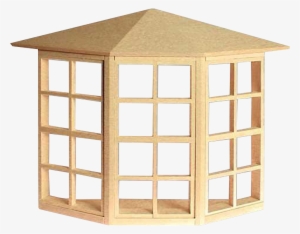 24-light Dollhouse Bay Window