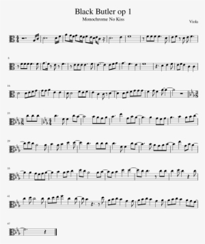 Black Butler Op 1 Sheet Music Composed By Viola 1 Of - Gmea All State Trumpet Etude 2017