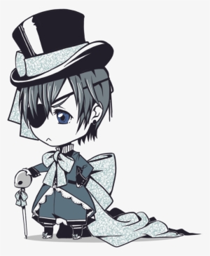 Il Maggiordomo Diabolico Images Chibi Ciel Hd Wallpaper - Наклейки Тёмный Дворецкий