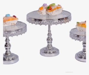 Silver Cake Stands - Png Cake Stand Transparent