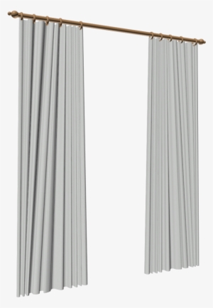 2 Curtains - Curtains Png Transparent