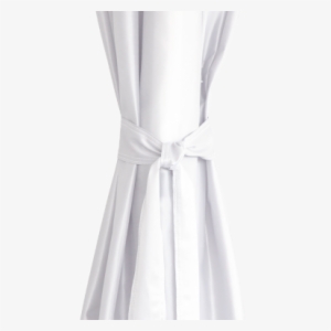 Decorative Tent Curtains Are Gathered And Tied With - Ribbon