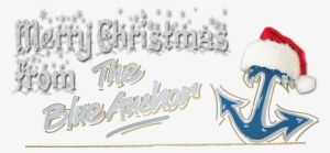 Merry Christmas Everyone By Blue Anchor - Calligraphy