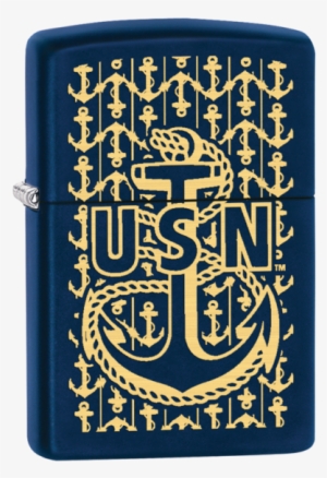 Zippo 29122 Navy Anchor Navy Lighter Withflint