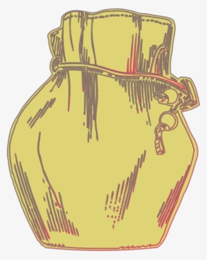 Money Clipart Medieval - Clip Art Coin Purse