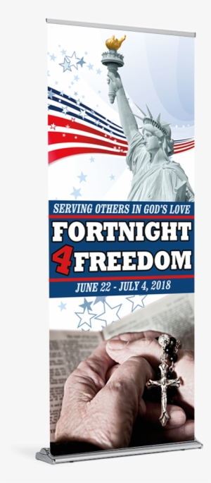 Fortnight For Freedom 2018 Banner C - Statue Of Liberty