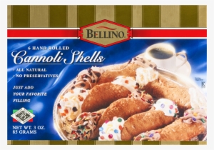 Bellino Cannoli Shells, Hand Rolled - 6 Shells, 3 Oz
