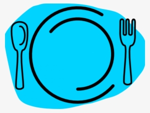 Fork Clipart Fork Knife - Food Plate Clipart
