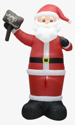 Fashionlite 8 Feet Christmas Xmas Inflatable Placard - Bestparty 13 Ft Inflatable Party Giant Santa Claus