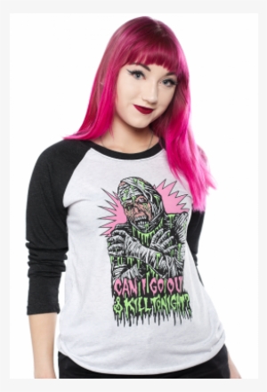 Ghoul Trouble Kill Tonight Raglan - Raglan Sleeve