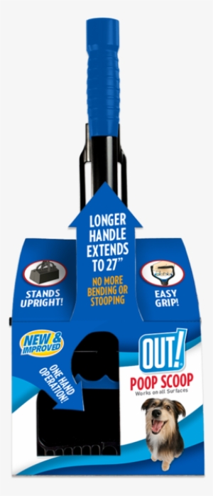 1-handed Poop Scoop, Black - Pet