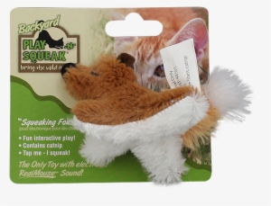 Play N Squeak Cat Toys - Play-n-squeak Backyard Cat Toy / Type (fox)