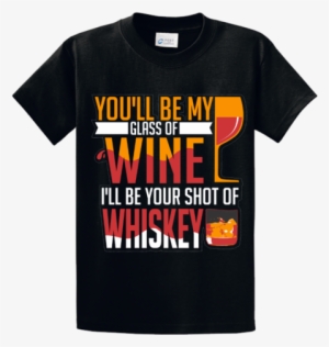 Glass Of Wine, Shot Of Whiskey - Active Shirt