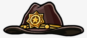 Gear-sheriff Poppa's Hat Render - Sheriff Cowboy Hat Png